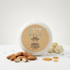 Professional Hair Wax Gel Organic Cream in a stylish jar with almonds and natural ingredients for strong hold.