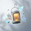 Solar Rechargeable LED Camping Light hanging with a soft glow, ideal for outdoor adventures and nighttime activities.