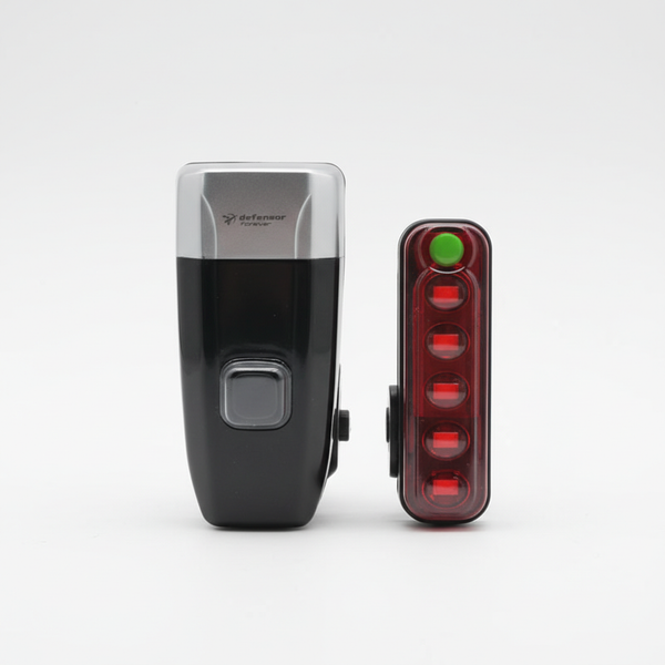 USB Rechargeable Bike Light Set