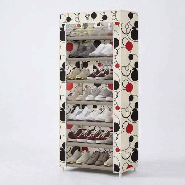 7-Tier Waterproof Fabric Shoe Rack