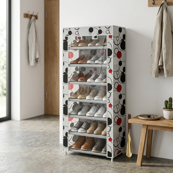 7-Tier Waterproof Fabric Shoe Rack