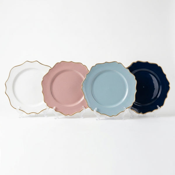 Scalloped Edge Decorative Charger Plate