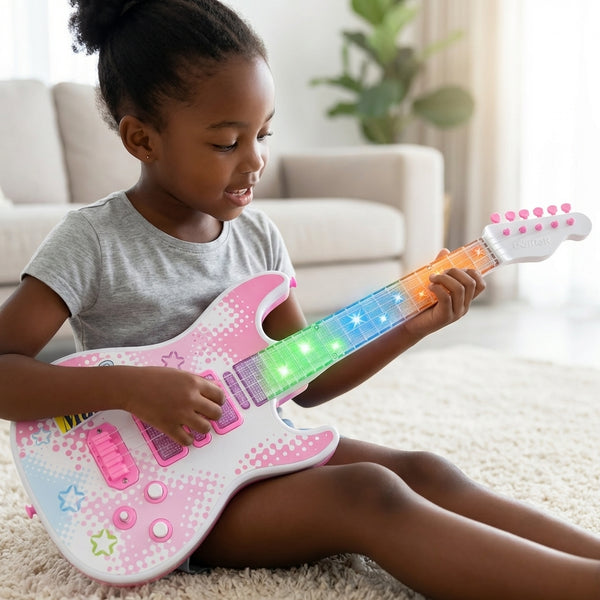 Kids Karaoke Guitar and Microphone Toy Set