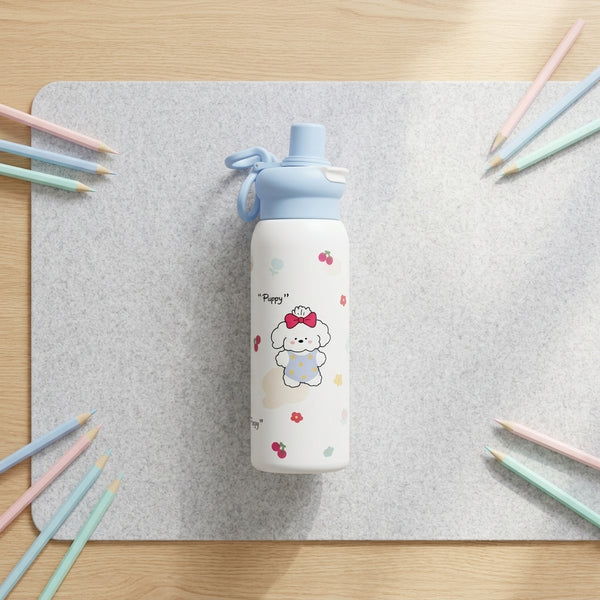 Kids Insulated Water Bottle with Straw