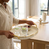 3-Piece Oval Plastic Snack Plate Set
