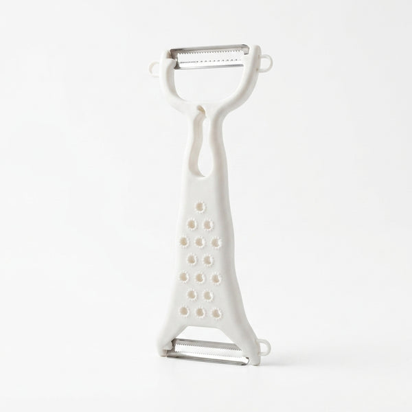 Dual-Blade Stainless Steel Vegetable Julienne Peeler