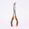 Bent Nose Pliers with ergonomic grips for precision work in tight spaces.