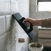 Abrasive Sanding Float for Insulation Levelling used on wall for smoothing insulation panels.