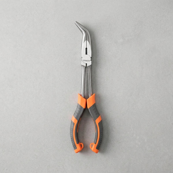 Bent Nose Pliers designed for precision gripping in tight spaces and difficult access during repair and maintenance tasks.
