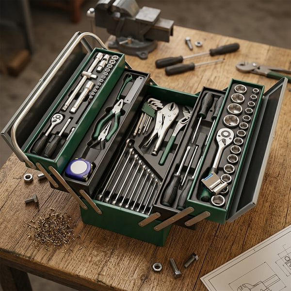 85 Piece Carbon Steel Socket and Wrench Set
