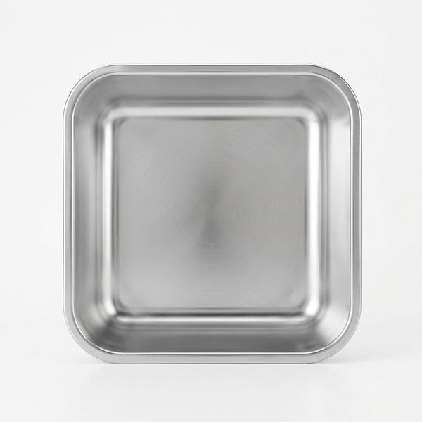 Non-Stick Square Carbon Steel Baking Pan, durable kitchen essential for even baking and roasting.