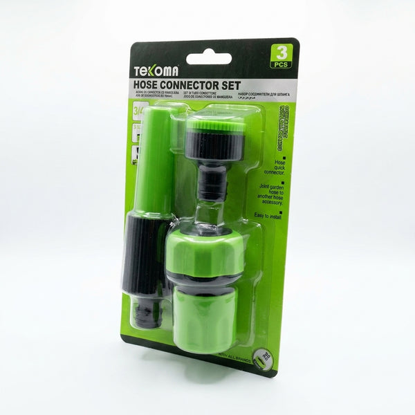 4pcs Connector Set for hose connections, easy to use for garden and household watering tasks.