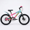 Multi-Color Hardtail Mountain Bike showcasing vibrant pink and blue design, ideal for trails and neighborhood rides.