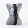 Ergonomic Memory Foam Car Headrest Pillow with adjustable strap for comfort and support during travel.