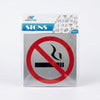 No Smoking Sign in a clear package with a red prohibition symbol for smoking.