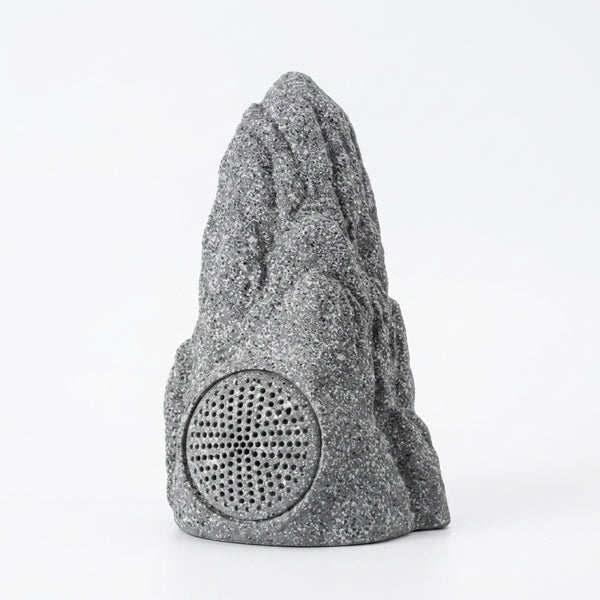 Christmas Garden Decoration Sound Box designed as a rock for audio in outdoor gardens and patios.