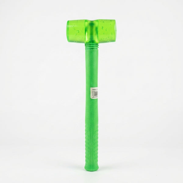 Industrial Copper Soft Face Machinist Hammer with green handle and soft striking head for precision work in machining and assembly.