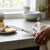 Professional Ceramic Slicing Knife with Marble Pattern Handle