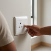 4x4 Single Switched Socket 2-Pack