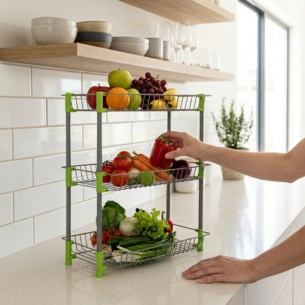 3-Tier Kitchen Storage Rack