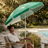 Outdoor Large Manual Beach Umbrella Glass Fiber Ribs