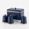 Metal Farmhouse Bread Bin with Kitchen Canisters