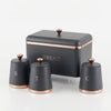 Metal Farmhouse Bread Bin with Kitchen Canisters