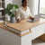 Woman working at a 1.6M Luxury Office Desk, featuring a spacious surface and modern design.