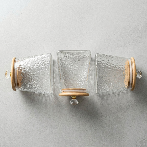 Glass Storage Jar with Airtight Bamboo Lid