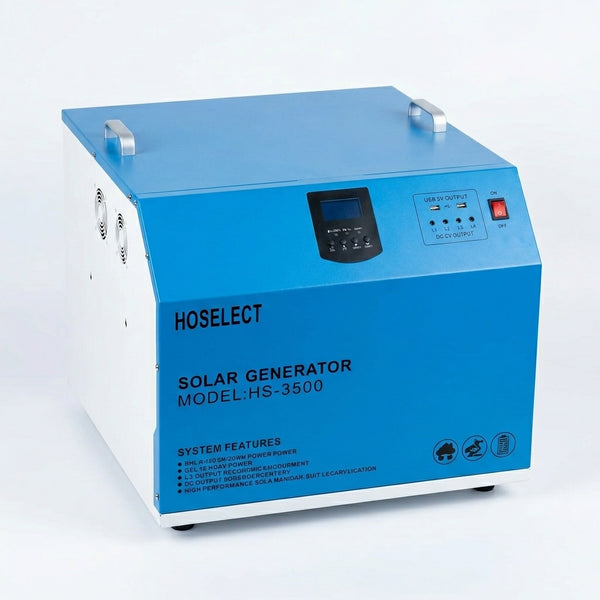 3000W 24V Solar Generator with 150Ah Lithium Battery