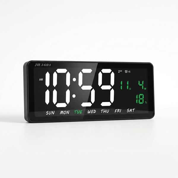 Minimalist Quartz Digital Wall Clock