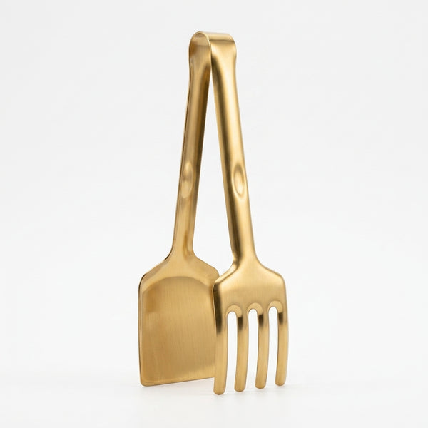 Gold Stainless Steel Cooking Tongs