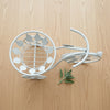 Metal Tricycle Planter Stand with Basket for Patio and Garden