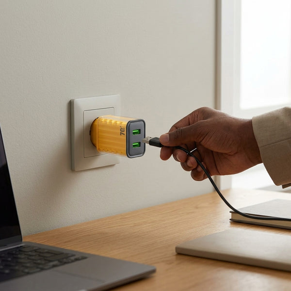 45W Dual Port Fast Charger Adapter