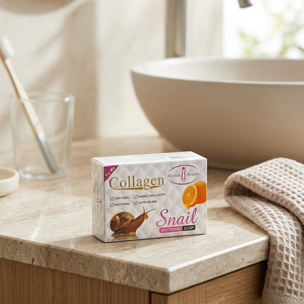 Handmade Snail Collagen Papaya Soap