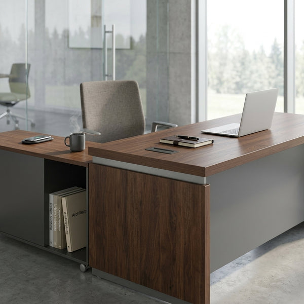 1.9m Modern Wooden Executive Office Desk