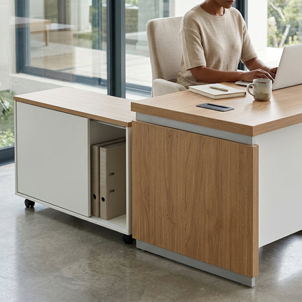 1.9m Modern Wooden Executive Office Desk
