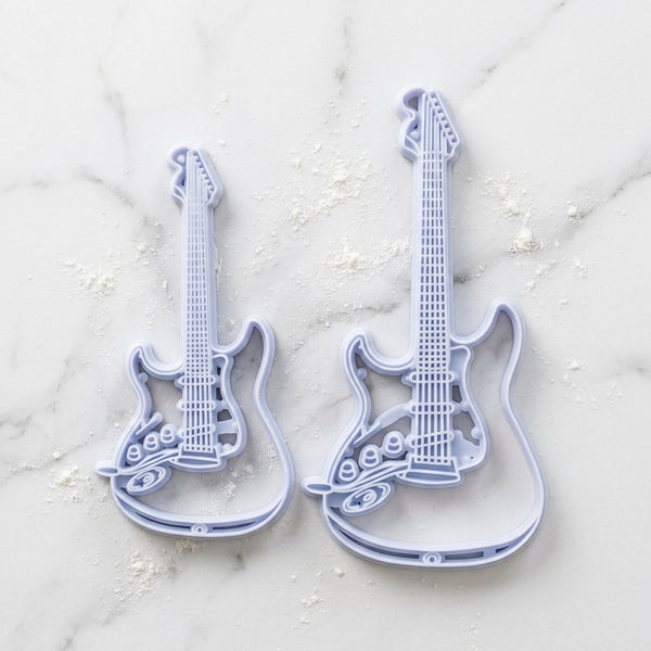 2pc Guitar Fondant Cutter