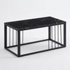 Marble-Effect Tabletop: Stylish Coffee Table Design