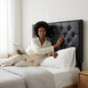 Luxury Tufted Upholstered Headboard