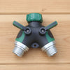 Metal Irrigation 2-Way Garden Hose Splitter