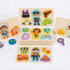 Wooden Career Puzzles Learning Toy