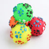 Colorful Cute Rolling Vinyl Squeaky Dog Chew Toy