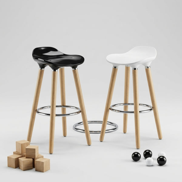 Plastic Kitchen Counter Height Elegant Bar Stool