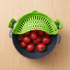 Collapsible Silicone Food Strainer Kitchen Colander