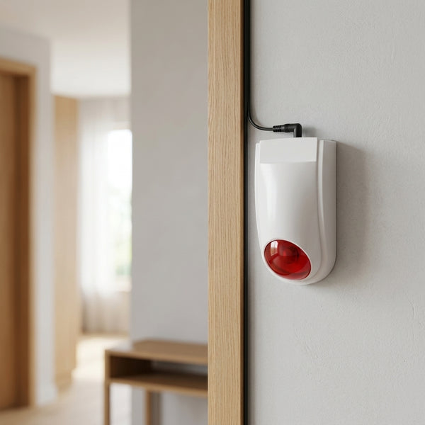 Outdoor Flash and Sound Siren Alarm System