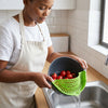 Collapsible Silicone Food Strainer Kitchen Colander