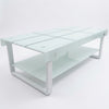 Risque Coffee Table with Modern Glass Design
