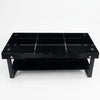 Risque Coffee Table with Modern Glass Design