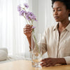 Tall Slim Glass Cylinder Vase for Table Decor